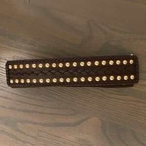NWT Express leather studded stretchy belt S/M